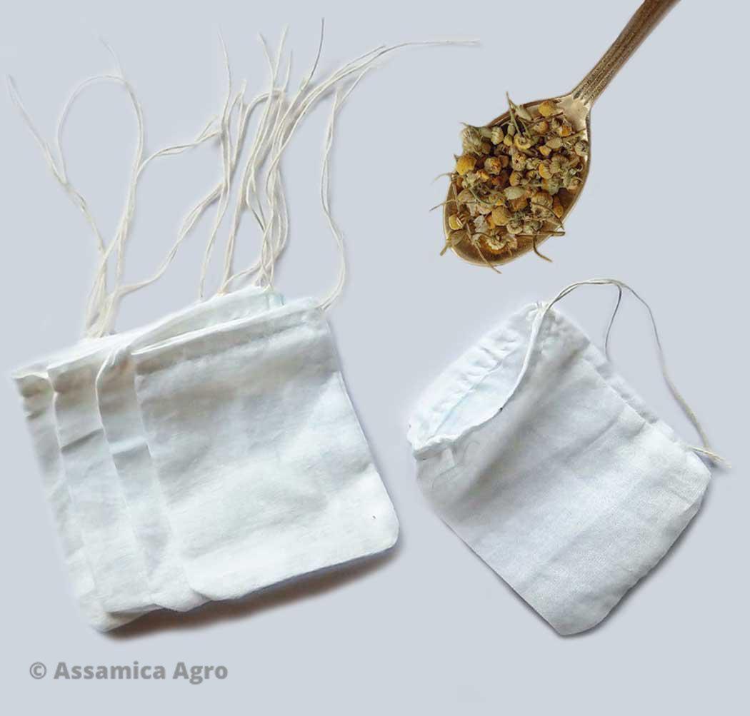 Buy Empty Cotton Tea Bags, Make Your Own Tea Bags - Assamica Agro