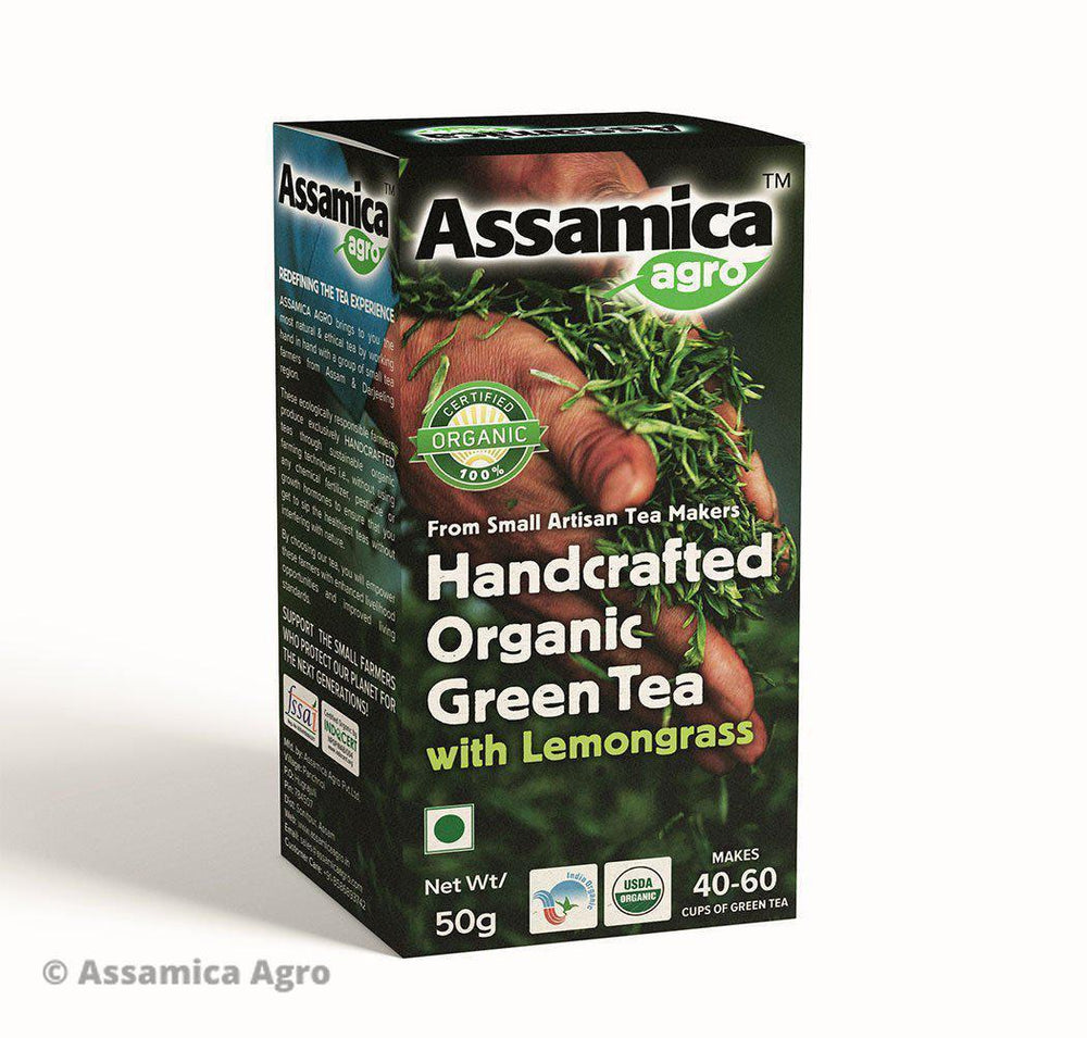 Organic Lemongrass Green Tea - 50 g box